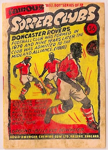 Doncaster Rovers: Chewing Gum Card Club Profile